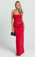 Mira Maxi Dress - Red