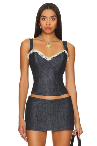 Miso Bustier Denim Set