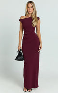 Gia Maxi Dress - Wine