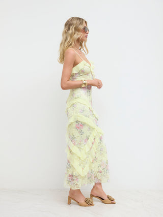 Georgia Ruffle Maxi Dress