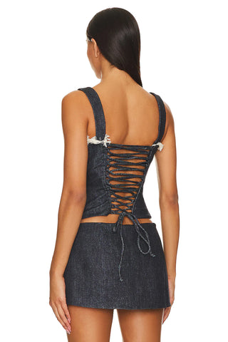 Miso Bustier Denim Set
