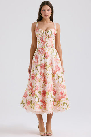 Meadow Floral Midi Dress