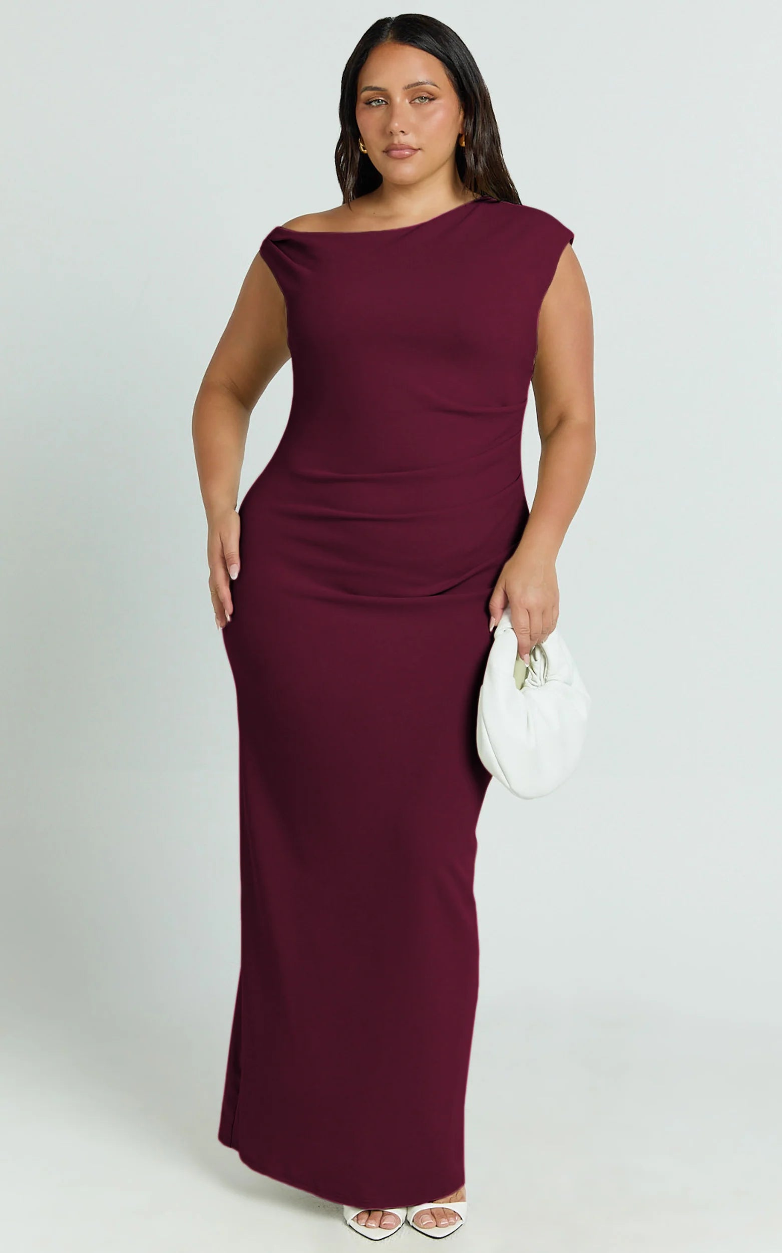 Gia Maxi Dress - Wine