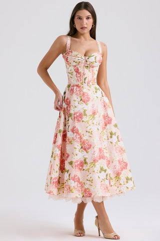 Meadow Floral Midi Dress