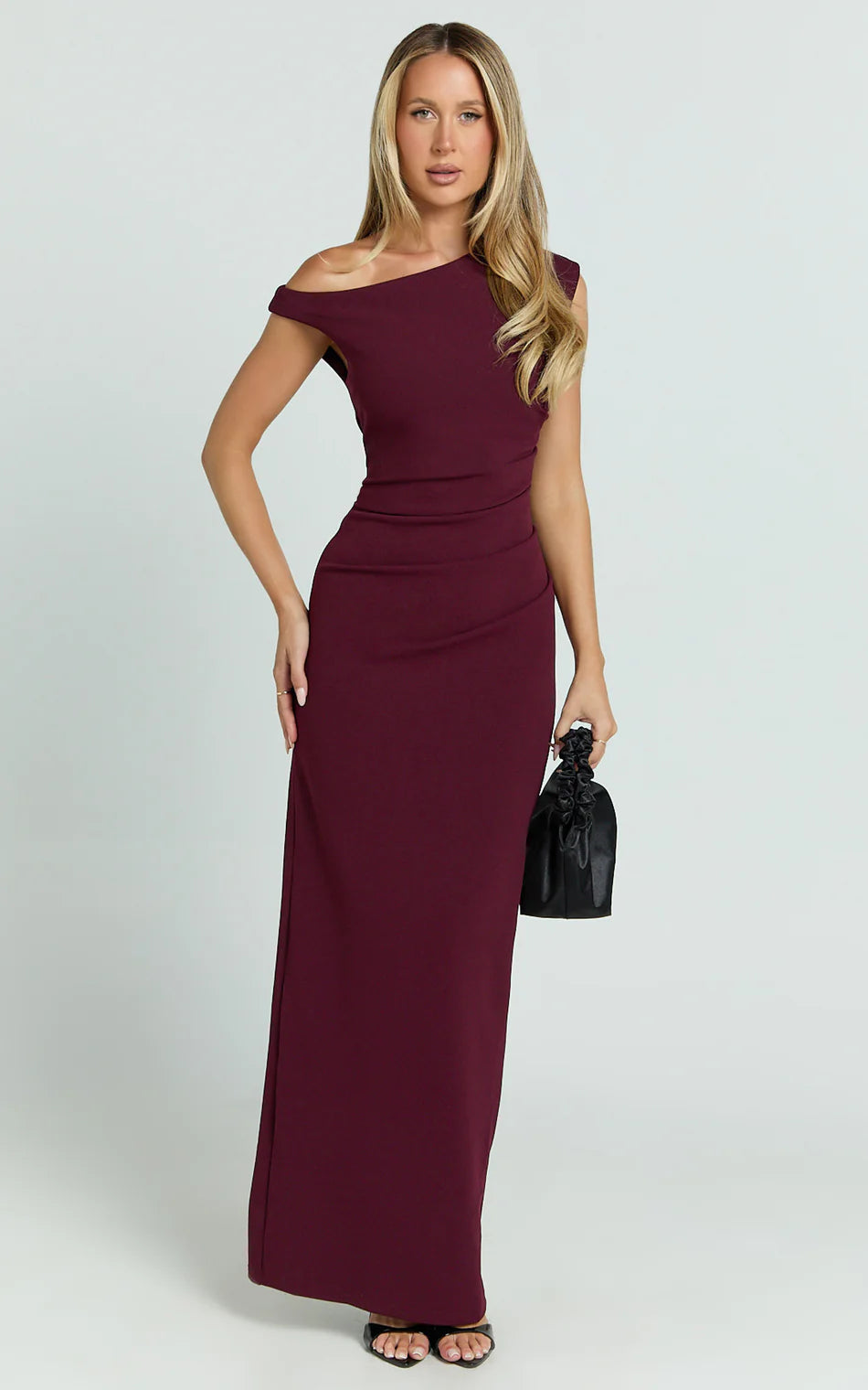 Gia Maxi Dress - Wine
