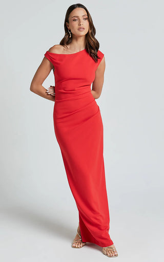 Gia Maxi Dress - Red