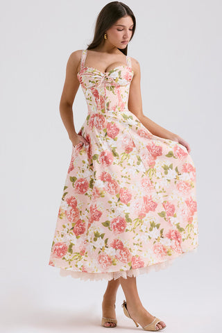 Meadow Floral Midi Dress