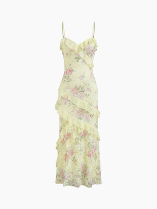Georgia Ruffle Maxi Dress