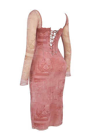 Lana Print Corset Dress