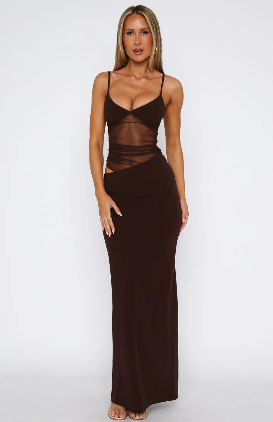 Aspen Maxi Dress - Chocolate