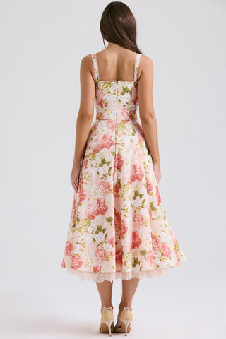Meadow Floral Midi Dress