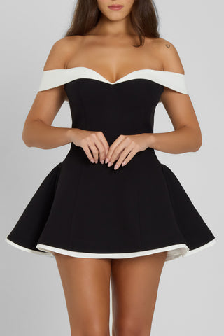 Aliya Babydoll Mini Dress