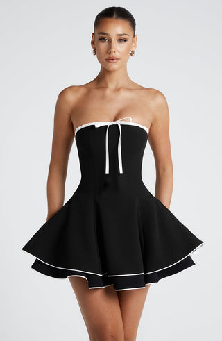 Kino Mini Dress - Black/White