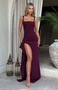 Milo Maxi Dress - Cherry Lacquer