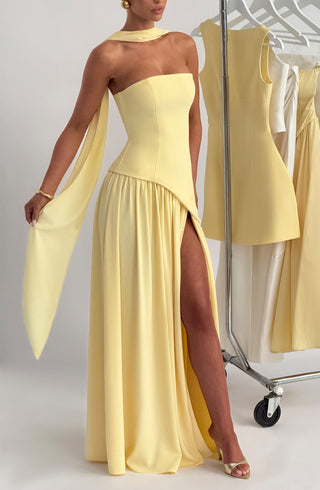 Marcella Maxi Dress - Lemon