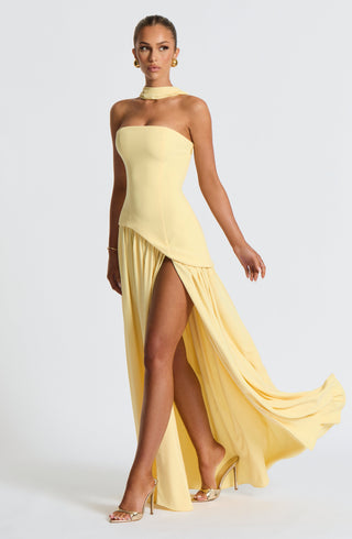 Marcella Maxi Dress - Lemon