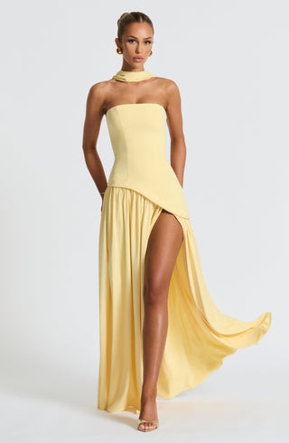 Marcella Maxi Dress - Lemon