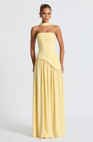 Marcella Maxi Dress - Lemon