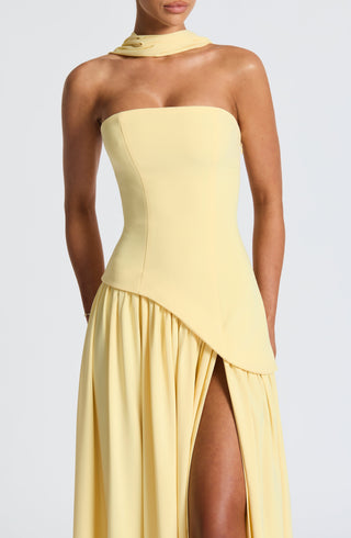 Marcella Maxi Dress - Lemon
