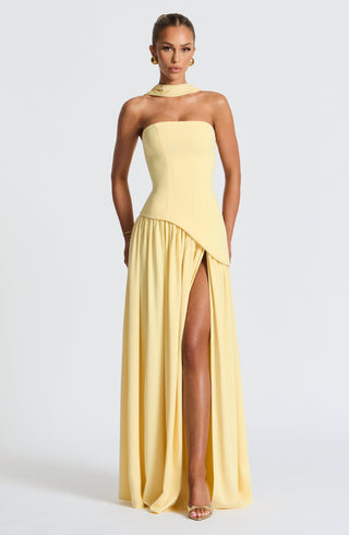 Marcella Maxi Dress - Lemon
