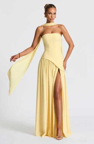 Marcella Maxi Dress - Lemon