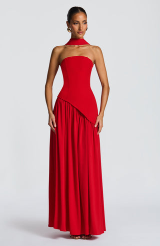 Marcella Maxi Dress - Red