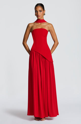 Marcella Maxi Dress - Red