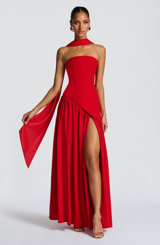 Marcella Maxi Dress - Red