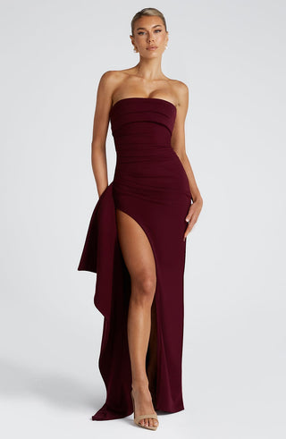 Grace Maxi Dress - Cherry Lacquer